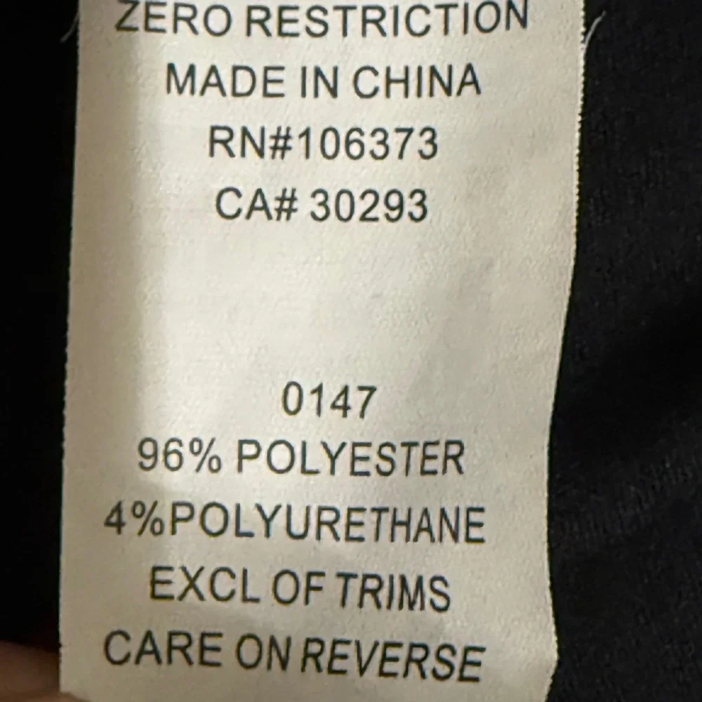 Zero‎ Restriction Tour Series Mens XL Black Quarter Zip Golf Vest Pullover